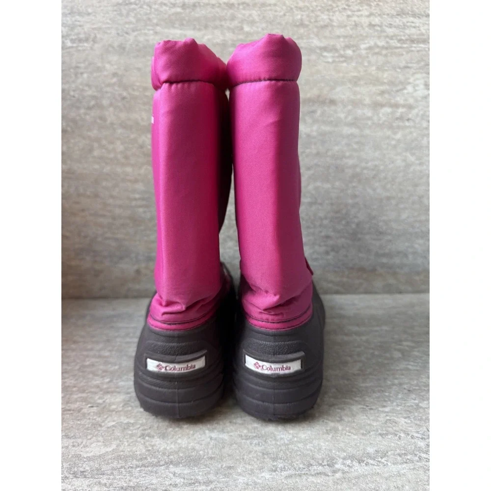 Columbia Pink Girls Snow Winter Boots Size 4‎ - Excellent Condition!